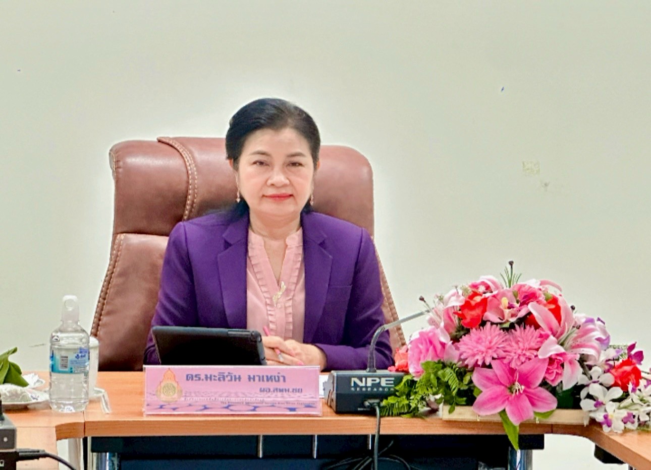 สพม.ชัยภูมิ เข้าร่วมประชุมชี้แจงแนวทางการดำเนินงานโครงการทุนการศึกษาเพื่อขยายโอกาส และพัฒนาประเทศ (Outstanding Development Scholarship:ODOS) ผ่านระบบ Zoom Meeting