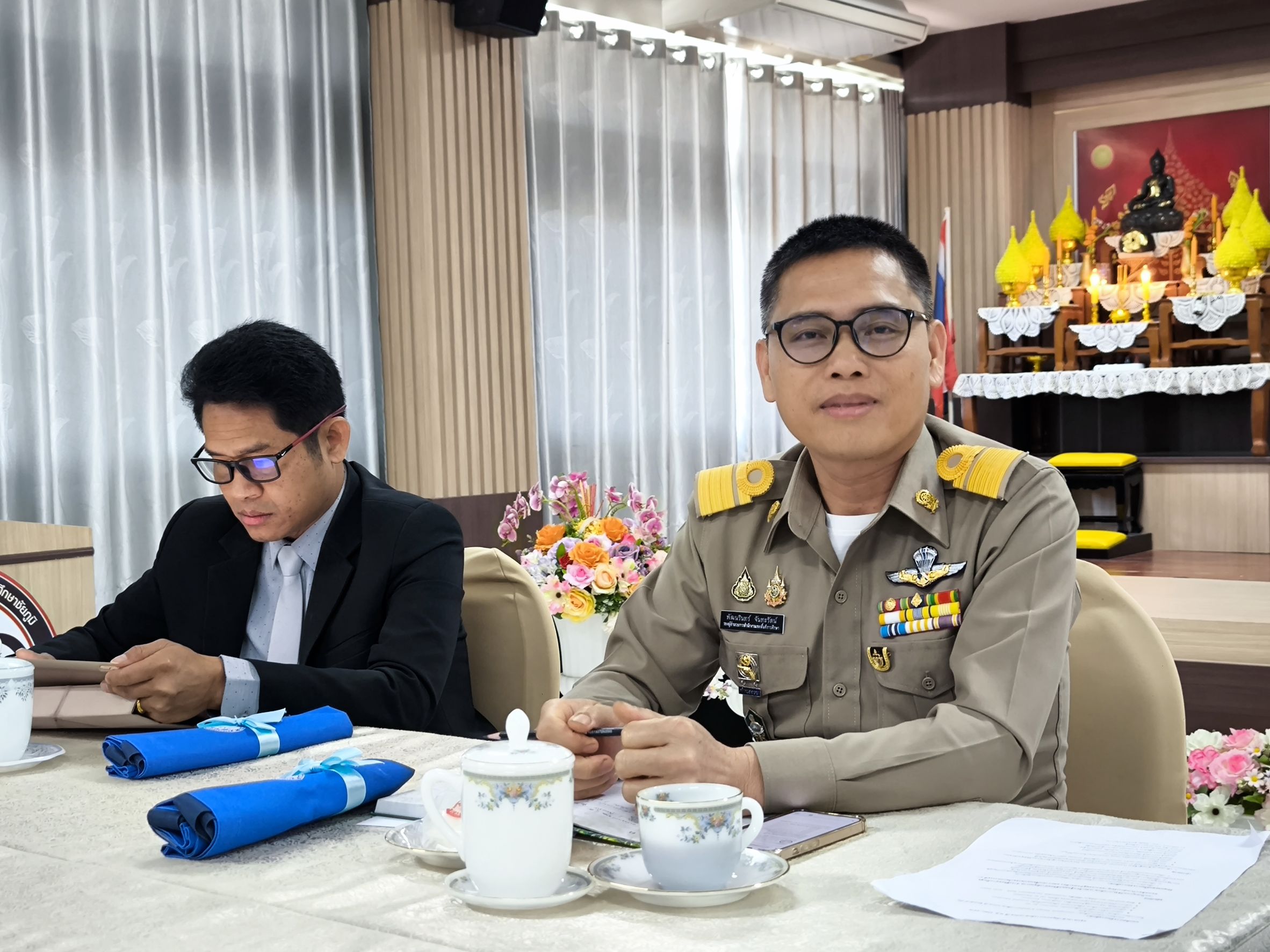 สำนักงานเลขาธิการสภาการศึกษา ร่วมกับคณะศึกษาศาสตร์ มหาวิทยาลัยศิลปากร และสำนักงานเขตพื้นที่การศึกษามัธยมศึกษาชัยภูมิ ในการลงพื้นที่เก็บรวบรวมข้อมูลโครงการการติดตามและประเมินผลการจัดการศึกษาแห่งชาติ พ.ศ. 2560 - 2579 ในช่วงปี พ.ศ.2565 - 2567