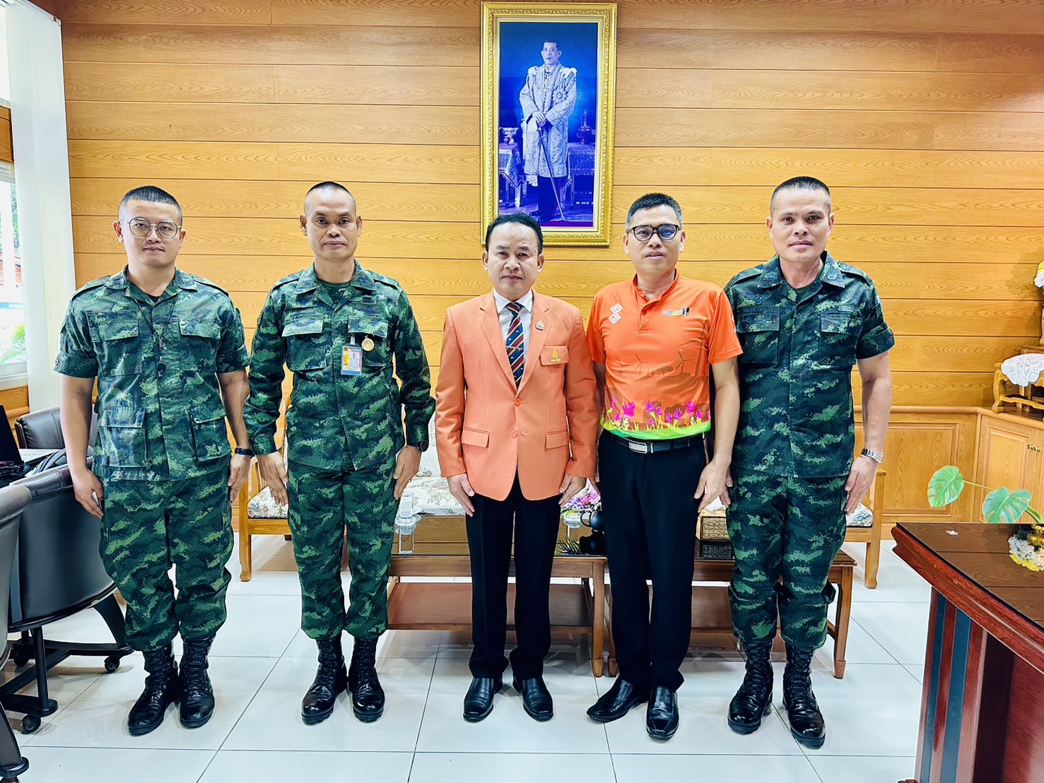 สพม.ชัยภูมิ ให้การต้อนรับคณะมณฑลทหารบก ที่ 21