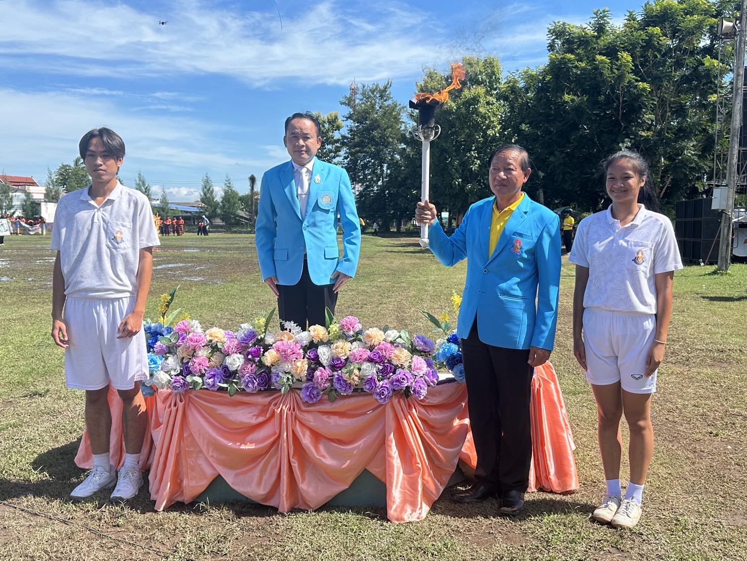 พิธีเปิดการแข่งขันกีฬาภายในโรงเรียน "ตะคร้อเกมส์ ครั้งที่ 50" ประจำปี พ.ศ. 2567