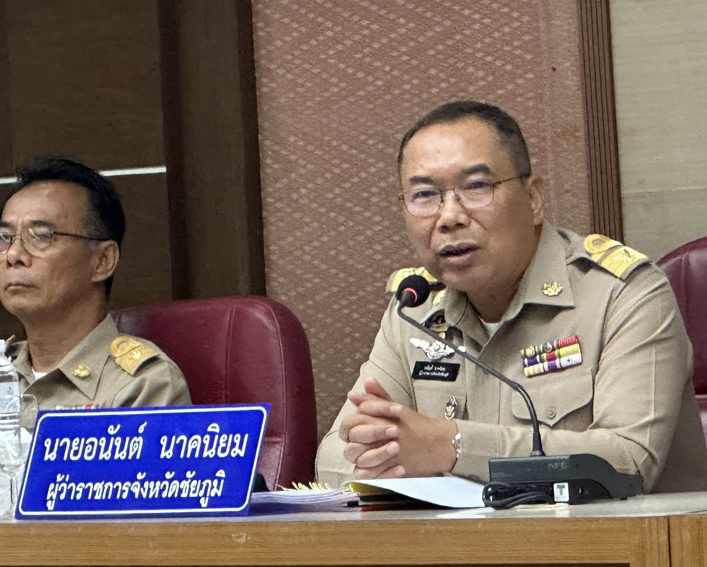 การประชุมคณะกรมการจังหวัด หัวหน้าส่วนราชการหน่วยงานรัฐวิสาหกิจ หน่วยงานเอกชนจังหวัดชัยภูมิ ครั้งที่ 7/2567 ประจำเดือน กรกฏาคม 2567