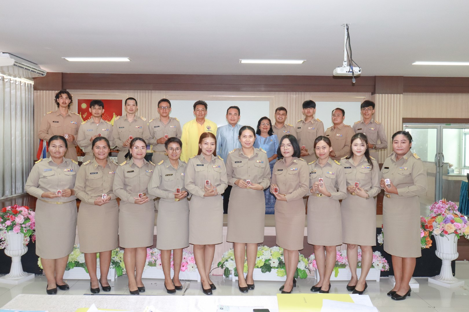 ผอ.สพม.ชัยภูมิ ปฐมนิเทศและให้โอวาทในการทำงาน แก่ผู้ที่ได้รับการบรรจุและแต่งตั้งเป็นข้าราชการครู และบุคลากรทางการศึกษา ตำแหน่งครูผู้ช่วย
