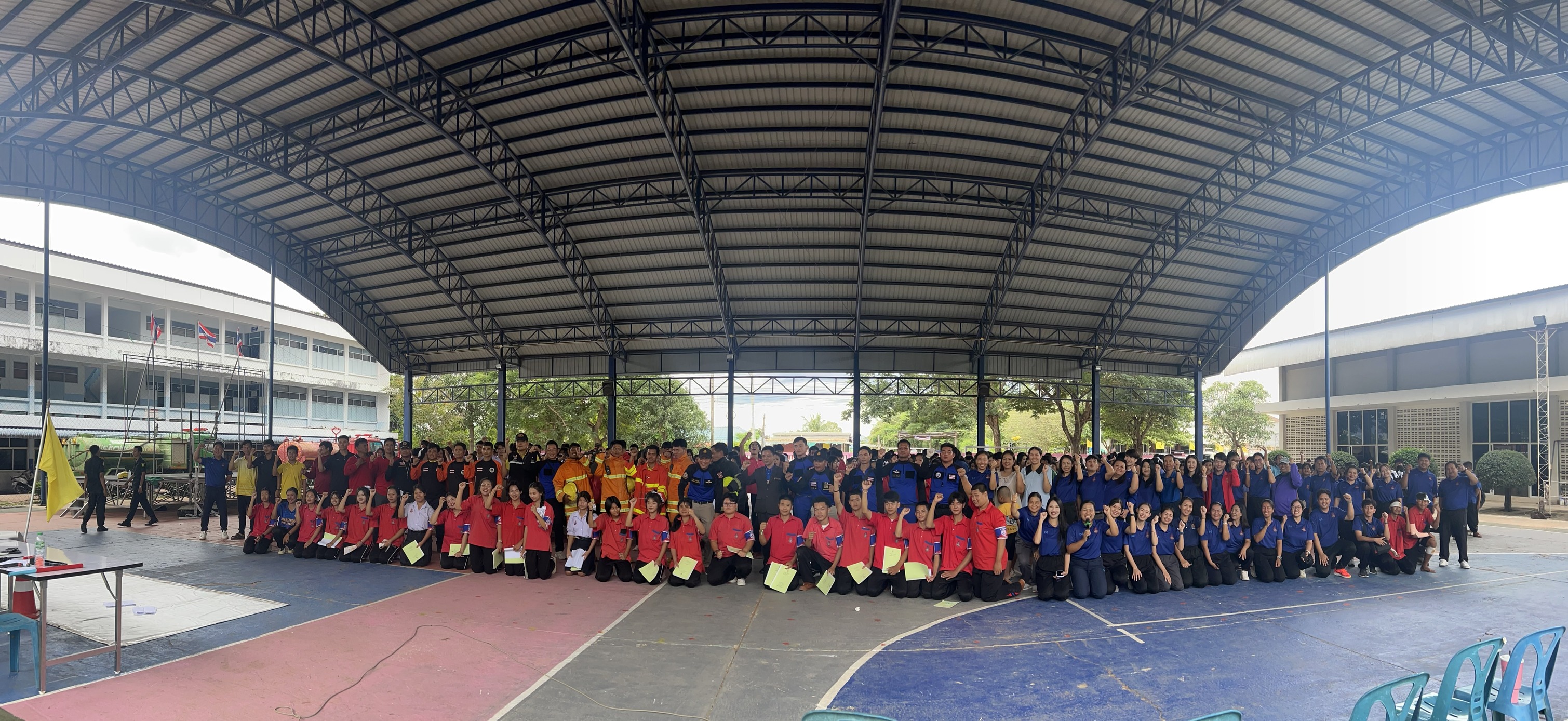 โรงเรียนเจียงทองพิทยาคม กิจกรรมอบรมเชิงปฏิบัติการ การป้องกันและฝึกซ้อมแผนเผชิญเหตุ ประจำปีการศึกษา 2568