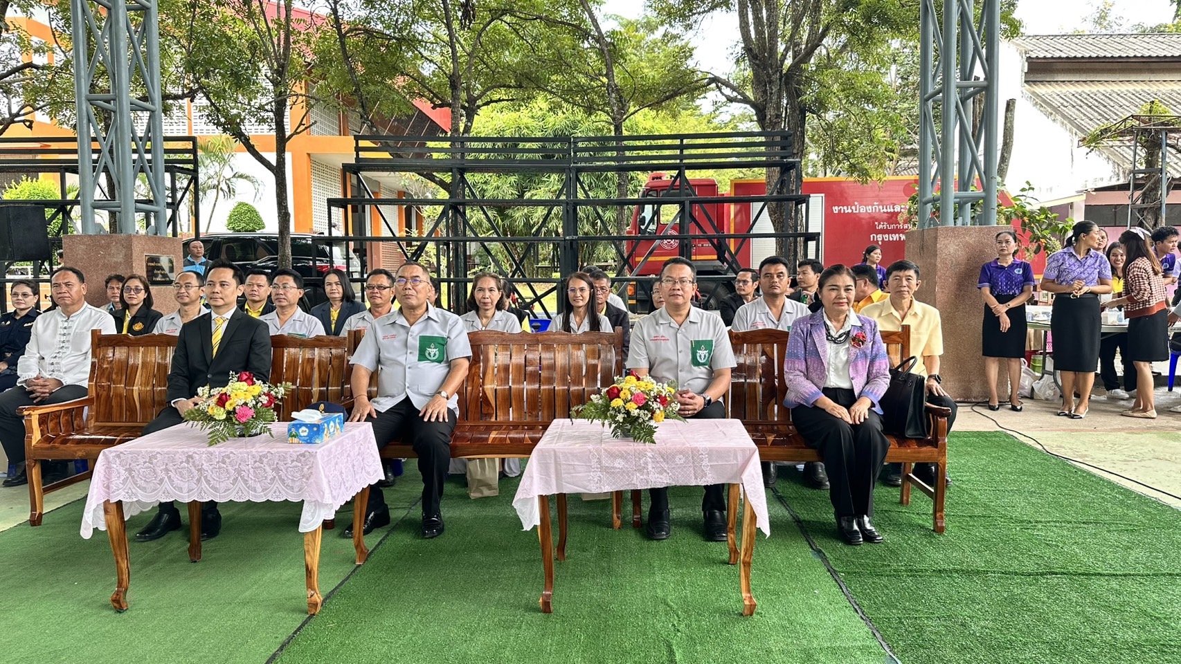 สพม.ชัยภูมิ ร่วมกิจกรรมหน่วยแพทย์อาสาสมเด็จพระศรีนครินทราบรมราชชนนี (พอ.สว.) โครงการจังหวัดเคลื่อนที่จังหวัดชัยภูมิ
