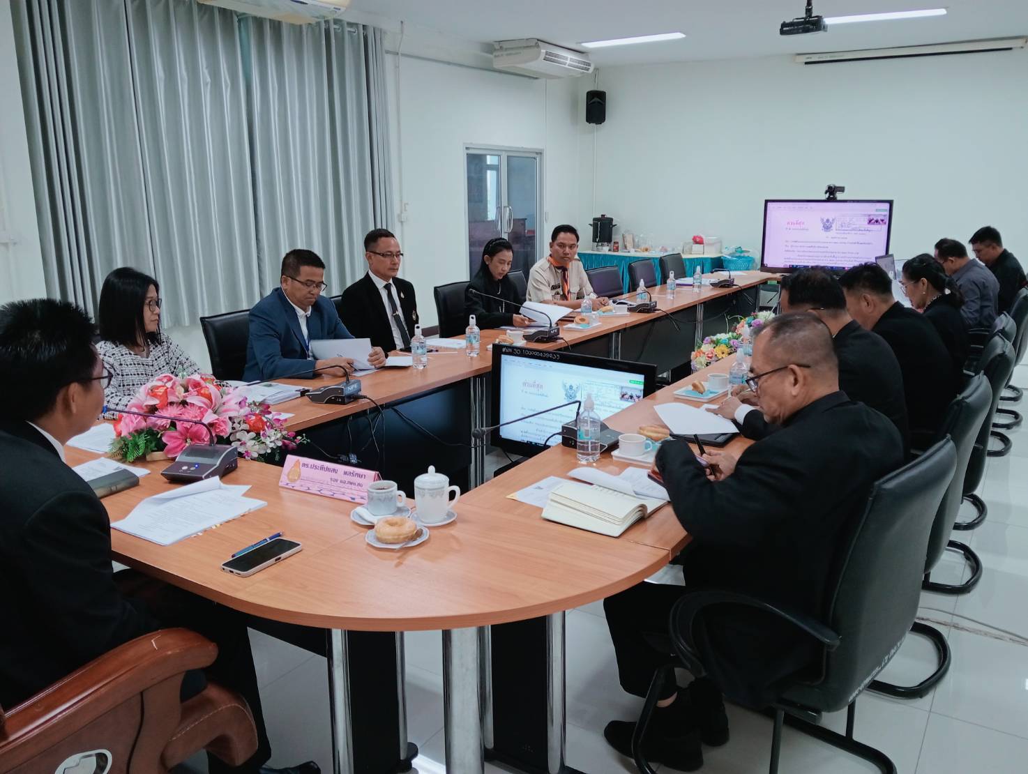 สพม.ชัยภูมิ จัดการประชุมคณะกรรมการพิจารณาจัดตั้งงบประมาณรายจ่ายประจำปีงบประมาณ พ.ศ. 2570 งบลงทุน ค่าครุภัณฑ์ ที่ดินและสิ่งก่อสร้าง ครั้งที่ 1/2568