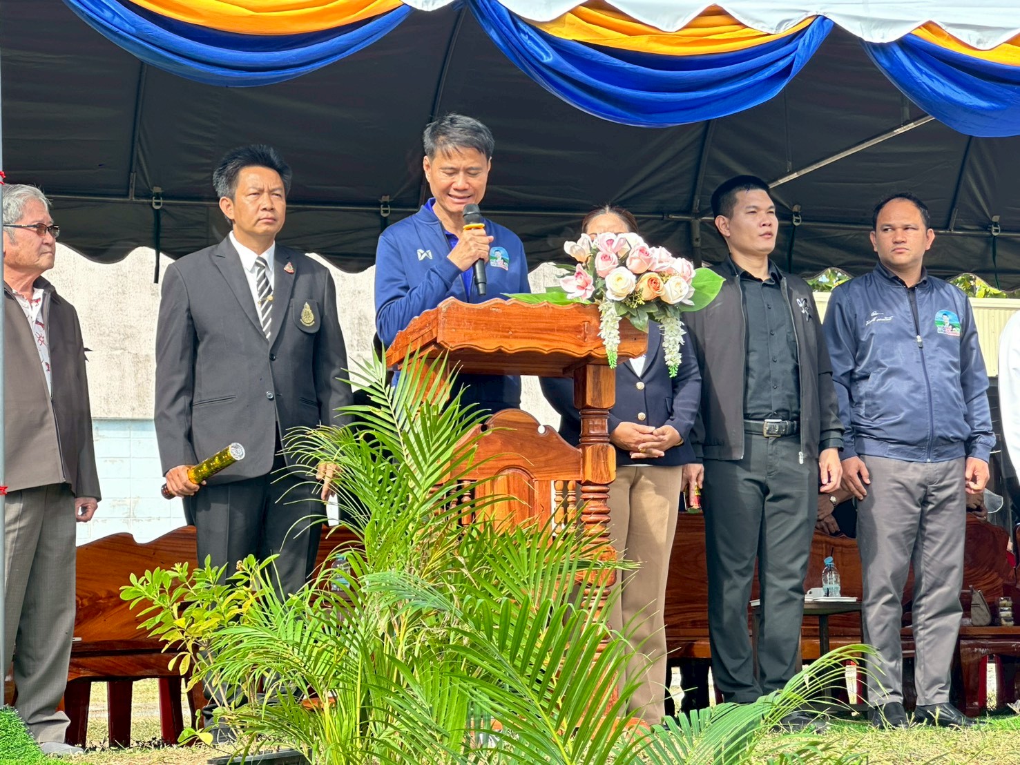 พิธีเปิดการแข่งขันกีฬาภายใน “น้ำเงินทองเกมส์”  วันพฤหัสบดี ที่ 4 ธันวาคม 2568 