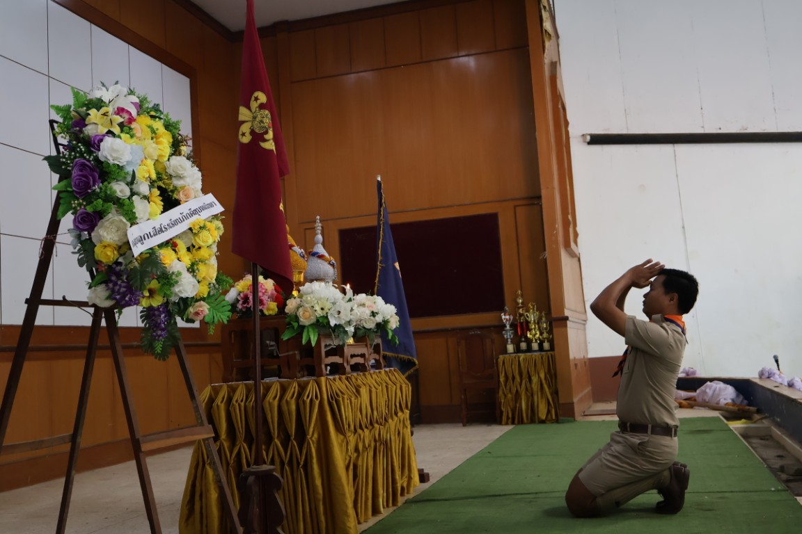 โรงเรียนภักดีชุมพลวิทยาจัดพิธีถวายราชสดุดี เพื่อรำลึกถึงพระมหากรุณาธิคุณอันยิ่งใหญ่ของพระองค์ ในฐานะ "สมเด็จพระมหาธีรราชเจ้า" ผู้ทรงเป็นพระบิดาแห่งกิจการลูกเสือไทย